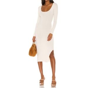 L’Academie Nessa Sweater Dress in Cream, size small